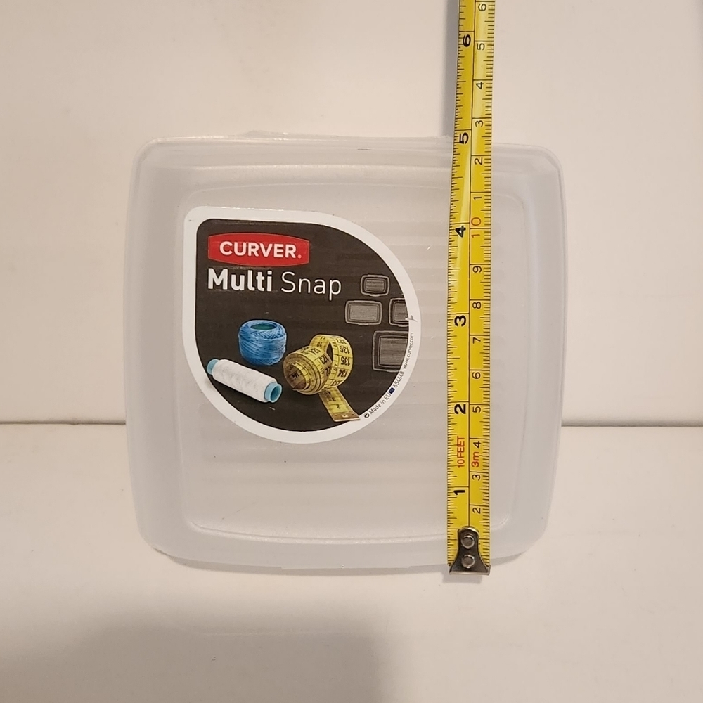 5” The Container Store Curver Multi Snap Storage Conatiner - Picture 9 of 10
